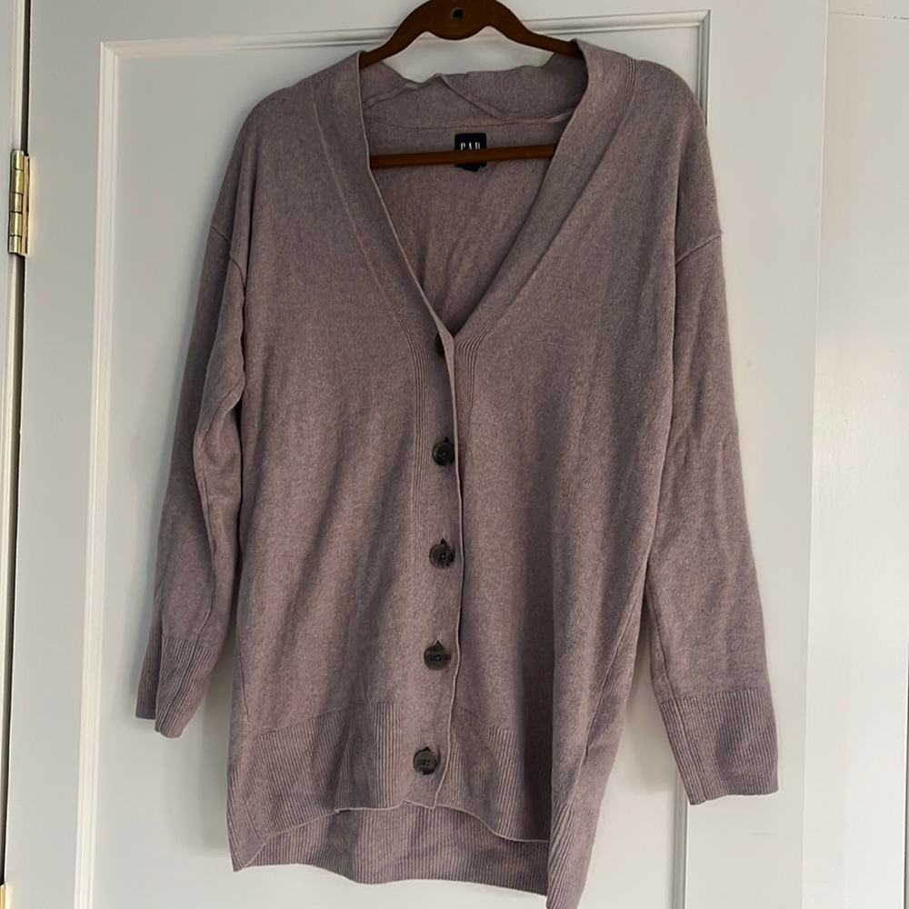 Gap long cardigan size small